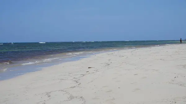 Paisagem Uma Praia Caribenha Uvero Alto Punta Cana República Dominicana — Fotografia de Stock