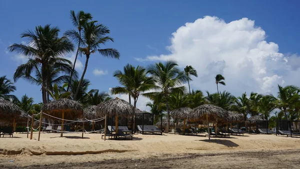 Paisaje Una Hermosa Playa Uvero Alto Punta Cana República Dominicana —  Fotos de Stock