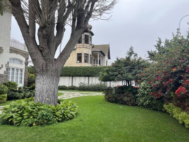 Lima, Peru şehrinin güzel mimarisi.