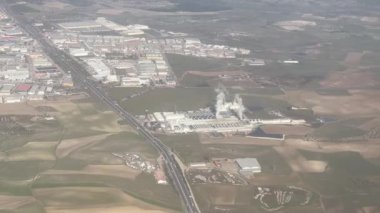 Şehrin havadan görünüşü 
