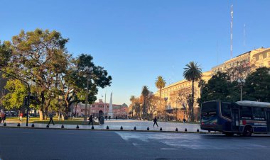 Buenos Aires, Arjantin, 2 Temmuz 2024: Arjantin 'in Buenos Aires kentinin manzaraları