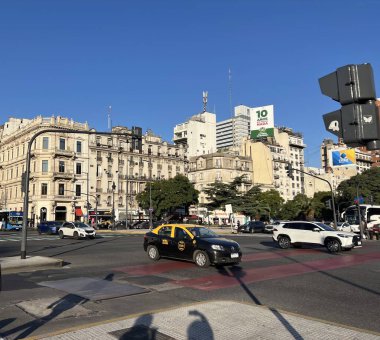 Buenos Aires, Arjantin, 2 Temmuz 2024: Arjantin 'in Buenos Aires kentinin manzaraları