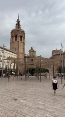 Valencia 'daki plaza İspanya