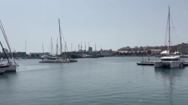 Valencia şehrinin güzel manzarası, İspanya