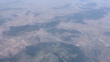 İspanya 'nın Barselona şehrinin hava manzarası