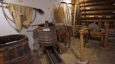 Muhu Adası, Tallinn, Estonya, 16 Mayıs 2023: Estonya, Avrupa 'daki Muhu müzesinin manzaraları