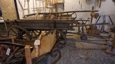 Muhu Adası, Tallinn, Estonya, 16 Mayıs 2023: Estonya, Avrupa 'daki Muhu müzesinin manzaraları