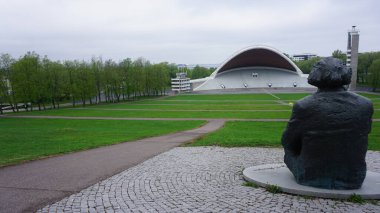 Tallinn, Estonya, 17 Mayıs 2023: Estonya Şarkı Festivali Salonu