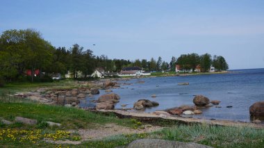 Kasmu, Estonya, 17 Mayıs 2023: Haljala Belediyesi, Lne-Viru İlçesi, Estonya