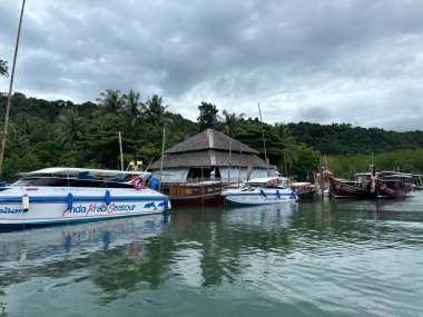 Dağlardaki güzel tropikal tatil köyü