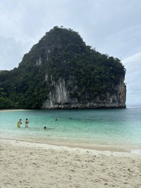 Güzel tropikal plaj. Doğa, seyahat