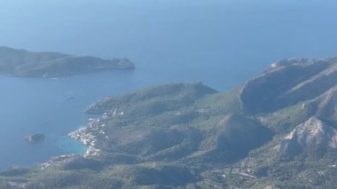 Kıbrıs 'taki Limasol Adası' nın güzel manzarası.