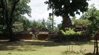 Angkor Wat, Kamboçya 'daki antik tapınak. asya