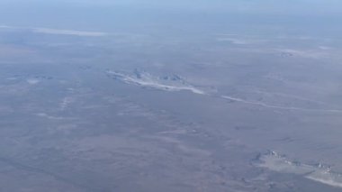 Gökyüzü ve bulutların havadan görünüşü