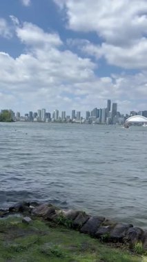 Toronto Kanada şehir manzarası kuleden