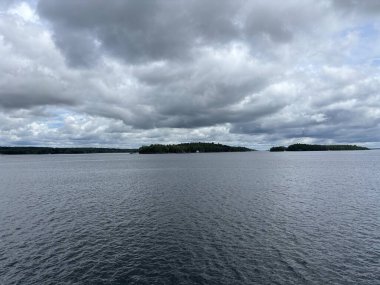 Birleşik Devletler ve Kanada arasındaki sınırda 1000 ada manzarası