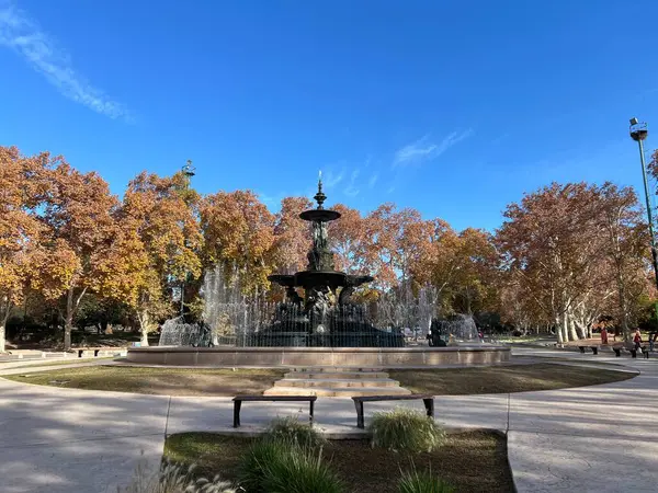 Mendoza, Arjantin, 9 Haziran 2025: Mendoza, Arjantin 'deki General San Martin Parkı manzarası