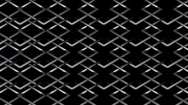 Siyah arkaplanda görüntülü metal örgüsü