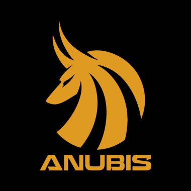 Modern Mısır tanrısı Anubis logosu