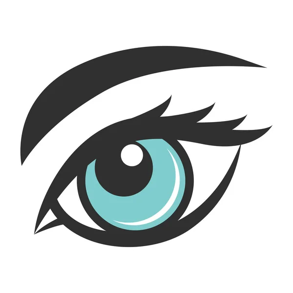 Modern Creative Vision Eye Logo — Stock Vector