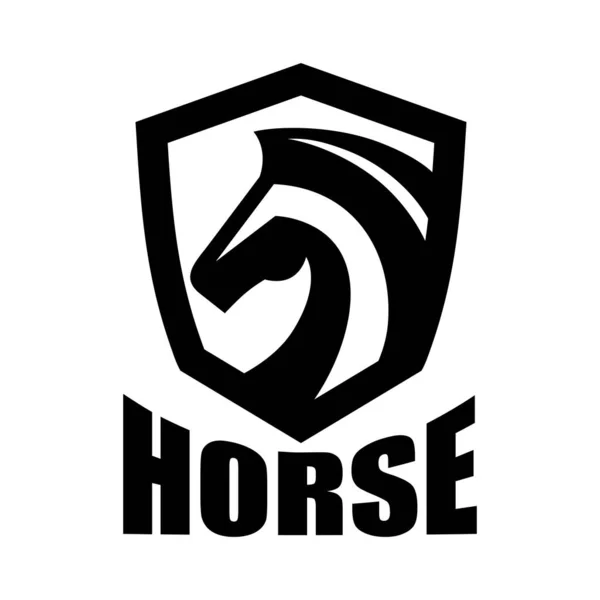 Nowoczesne Logo Konia Arabskiego Ilustracja Wektora — Wektor stockowy