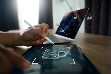 CYBER Güvenlik Teknolojisi Antivirüs Koruma Güvenliği ve Siber Güvenlik Siber Güvenlik ve Bilgi Teknolojisi Alarmı