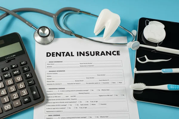 Dental Insurance Toothache Doctor Patient Work Paper, Claim Insurance Saving Benefits and Product, Toothbrush Top View