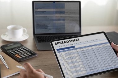 business mali Hesap Tablosu Belge Bilgi Analisti Bilgisayar İstatistik Tablosu: Veri Tablosu Planlama ve Fatura Faturalama
