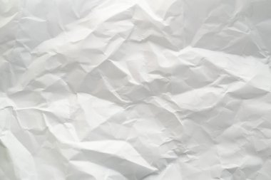 Beyaz geri dönüştürülmüş kağıt dokusu Buruşuk kağıt dokusu Kırışıklıklar ve Creases ile