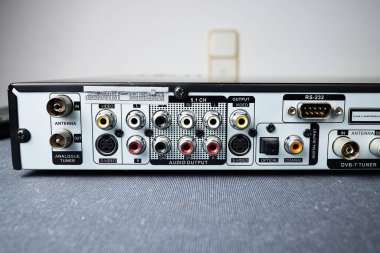 Video kaydedici. RS232 ve Scart portlu televizyon kayıt ekipmanları