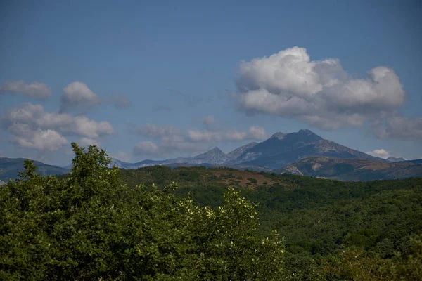 Palencia Mountains Krajina Této Provincie Autonomní Oblasti Kastilie Len — Stock fotografie