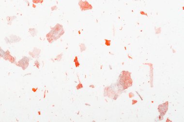 Arkaplan olarak geri dönüştürülmüş çiçek ve yaprak kağıdı veya dut kağıdı dokusu.