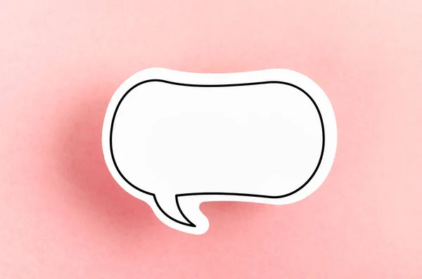 Speech Bubble Copy Space Communication Talking Speaking Concepts Beautiful Background — Stock Photo, Image