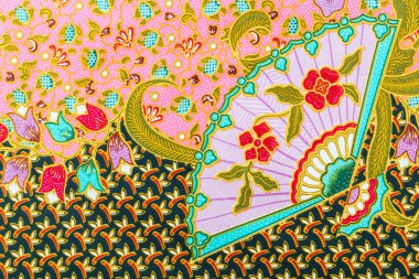 Batik Malaya peştemâli desen arka planda Tayland, geleneksel batik Malaya peştemâli Asya.