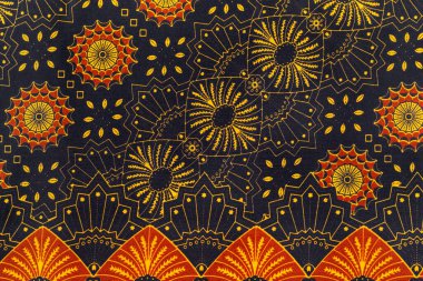 Geleneksel batik sarong desen arkaplanı