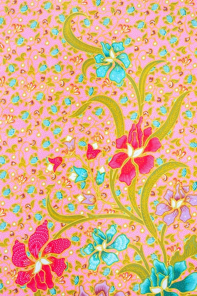 Vacker Konst Malaysiska Och Indonesiska Batikmönster — Stockfoto