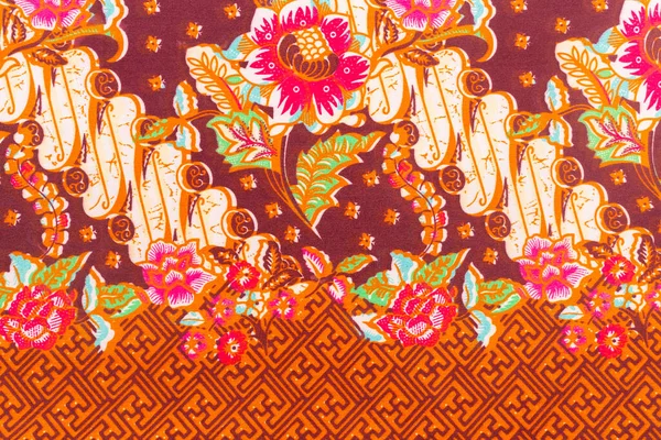 Smooth Batik Fabric Cloth Texture — Photo