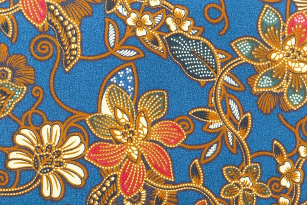 Batik Floral Design Made Indonesia — Photo