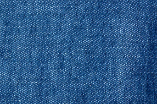 青いデニムのテクスチャの背景 — ストック写真
