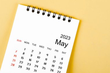 Mayıs 2023 Aylık masa takvimi 2023 yılı.