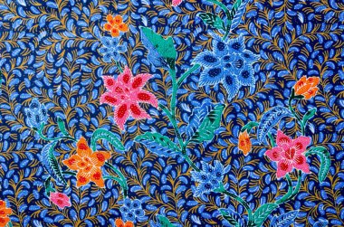 Geleneksel batik sarong desen arkaplanı