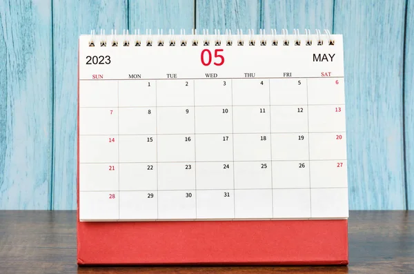 Μάιος 2023 Μηνιαίο Ημερολόγιο Γραφείου Για Τον Διοργανωτή Προγραμματίσει 2023 — Φωτογραφία Αρχείου