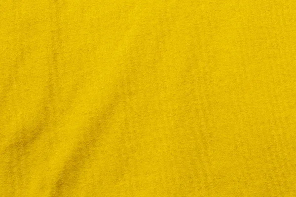 Absztrakt Sárga Szövet Lágy Hullám Textúra Háttér — Stock Fotó