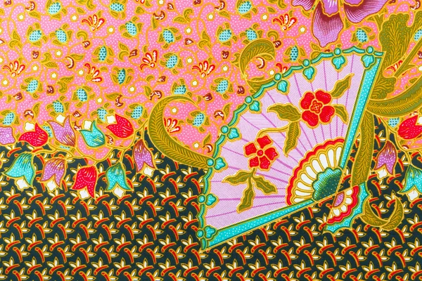 Hermoso Arte Malasia Indonesia Patrón Batik — Foto de Stock