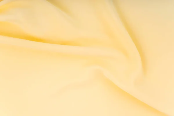 Tecido Amarelo Luxo Abstrato Com Fundo Textura Onda Suave — Fotografia de Stock