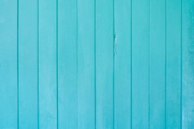 Dikey tahtaları olan güzel turkuaz renkli ahşap zemin.