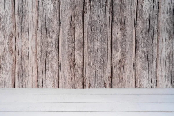 Blue Wood Podłoga Czarny Stary Drewniany Mur Puste Miejsce Tło — Zdjęcie stockowe