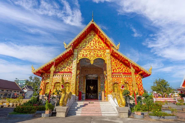 Wat Jed Yod Hermoso Templo Antiguo Norte Tailandia Provincia Chiang —  Fotos de Stock