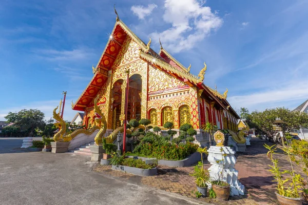 Wat Jed Yod Hermoso Templo Antiguo Norte Tailandia Provincia Chiang —  Fotos de Stock