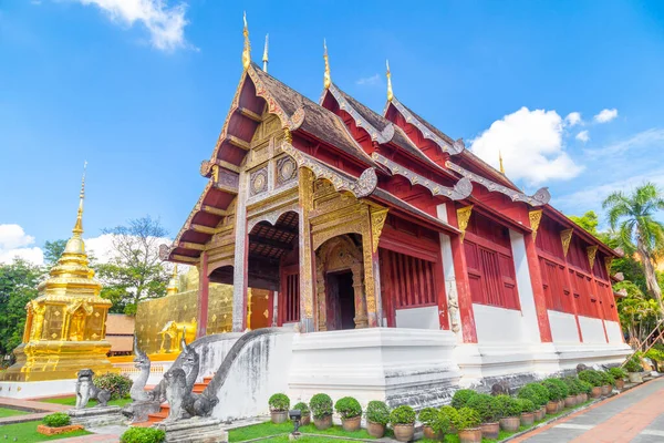 Templo Budista Wat Phra Sing Chiang Mai Tailandia —  Fotos de Stock
